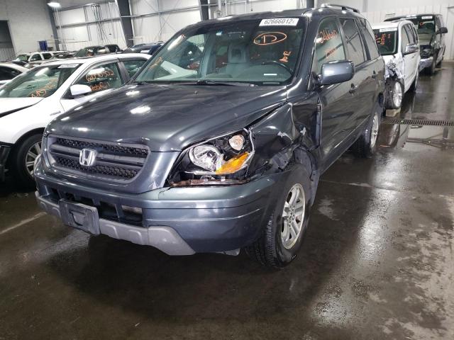 Photo 2 from auction – 2004 HONDA PILOT EXL with VIN 2HKYF185X4H596900