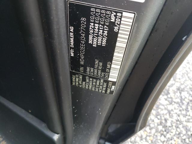Photo 10 from auction – 2018 MERCEDES-BENZ METRIS with VIN WD4PG2EE4J3477028