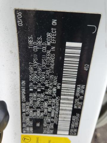Photo 10 from auction – 2006 TOYOTA HIGHLANDER with VIN JTEEP21A560169925