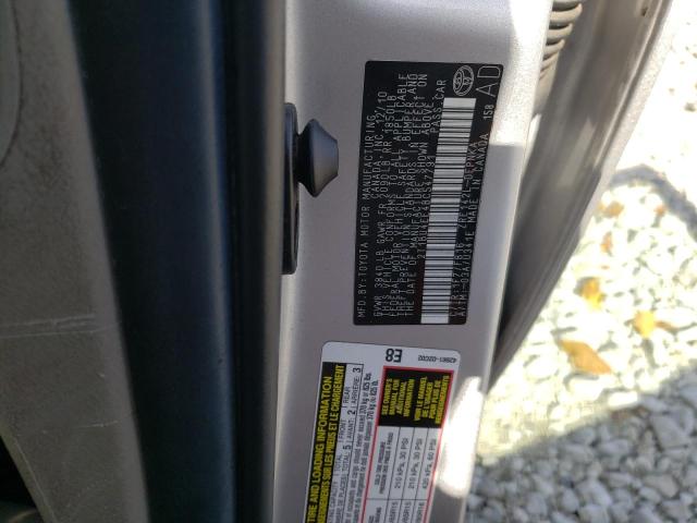 Photo 10 from auction – 2011 TOYOTA COROLLA BA with VIN 2T1BU4EE4BC547791
