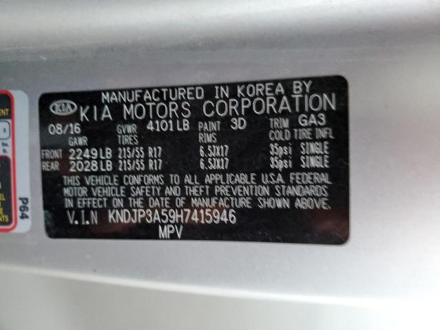 Photo 10 from auction – 2017 KIA SOUL + with VIN KNDJP3A59H7415946