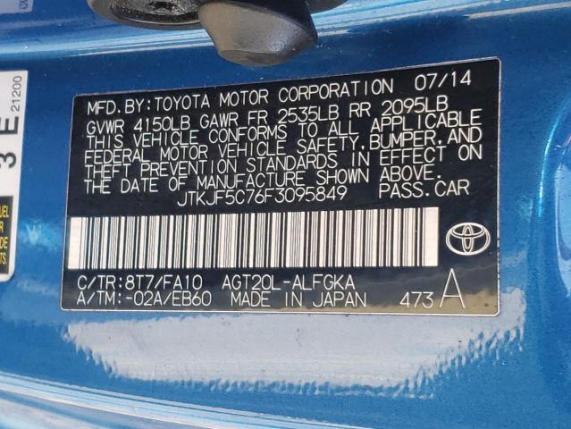 Photo 10 from auction – 2015 TOYOTA SCION TC with VIN JTKJF5C76F3095849