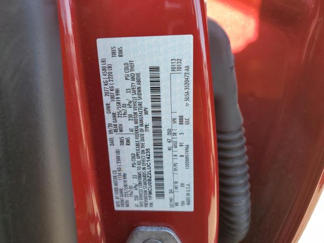 Photo 10 from auction – 2020 FORD ESCAPE SE with VIN 1FMCU0BZ2LUC14235