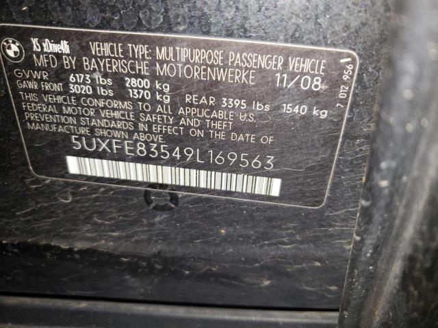 Photo 10 from auction – 2009 BMW X5 XDRIVE4 with VIN 5UXFE83549L169563