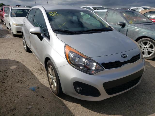 KIA RIO EX 2013 with VIN KNADN5A35D6240198 - Photo from auction