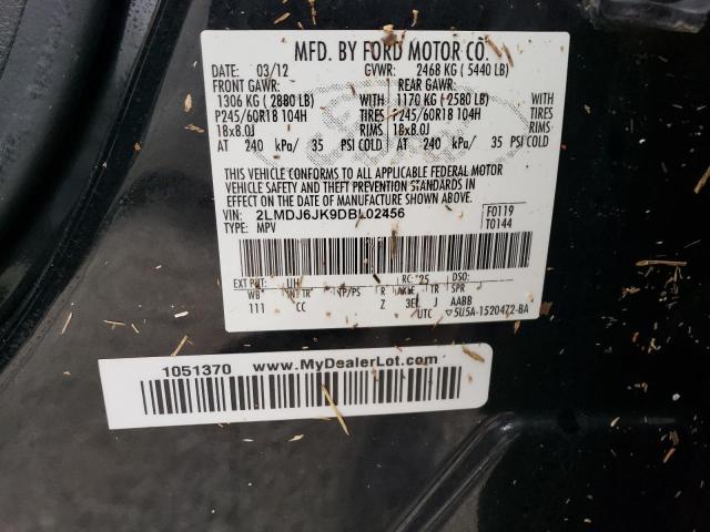 Photo 10 from auction – 2013 LINCOLN MKX with VIN 2LMDJ6JK9DBL02456