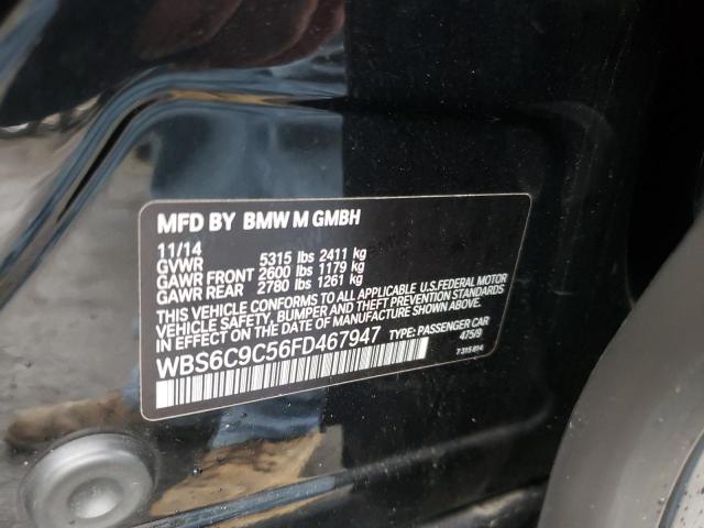Photo 10 from auction – 2015 BMW M6 GRAN CO with VIN WBS6C9C56FD467947