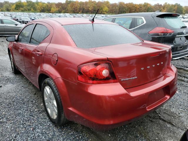 Photo 3 from auction – 2014 DODGE AVENGER SE with VIN 1C3CDZAB1EN234734