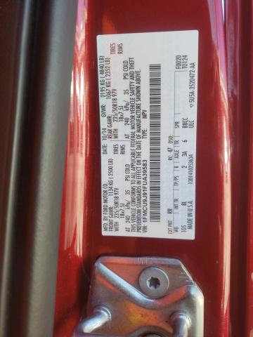 Photo 10 from auction – 2015 FORD ESCAPE TIT with VIN 1FMCU9J91FUA39583