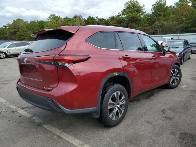 Photo 4 from auction – 2021 TOYOTA HIGHLANDER with VIN 5TDHZRBH9MS538845