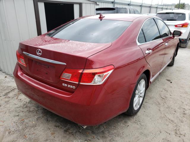 Photo 4 from auction – 2012 LEXUS ES 350 with VIN JTHBK1EGXC2486242