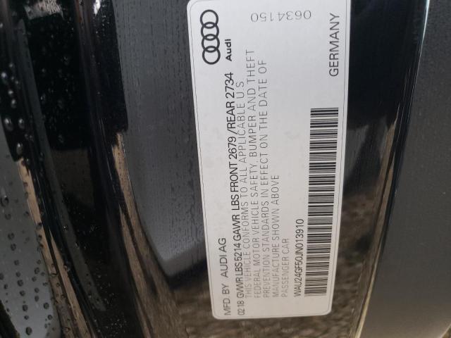 Photo 10 from auction – 2018 AUDI S5 PRESTIG with VIN WAU24GF50JN013910