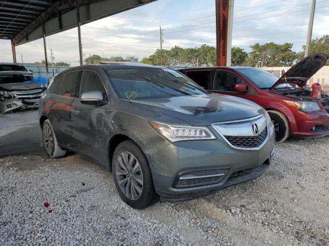 ACURA MDX TECHNO 2016 with VIN 5FRYD3H49GB018782 - Photo from auction