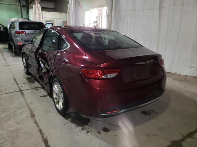 Photo 3 from auction – 2016 CHRYSLER 200 LIMITE with VIN 1C3CCCAB5GN101705