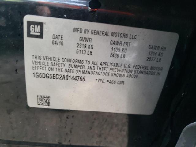 Photo 10 from auction – 2010 CADILLAC CTS LUXURY with VIN 1G6DG5EG2A0144766