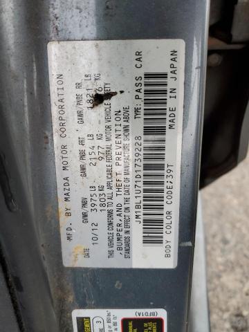 Photo 10 from auction – 2013 MAZDA 3 I with VIN JM1BL1U71D1739228