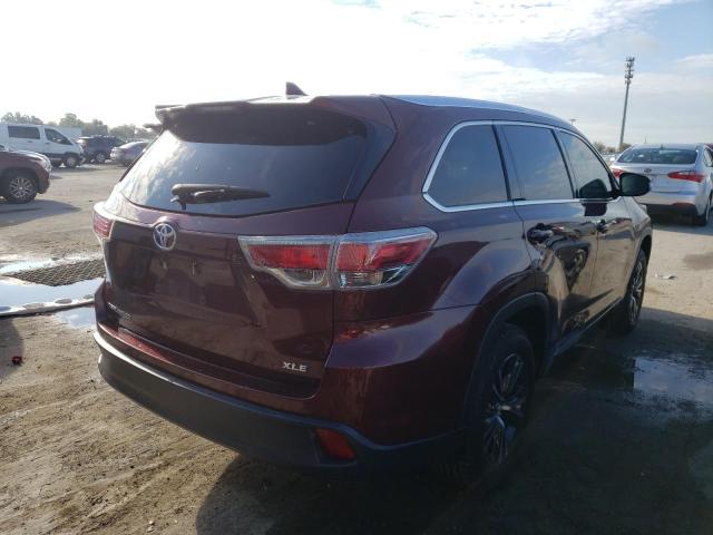 Photo 4 from auction – 2016 TOYOTA HIGHLANDER with VIN 5TDKKRFH5GS142470