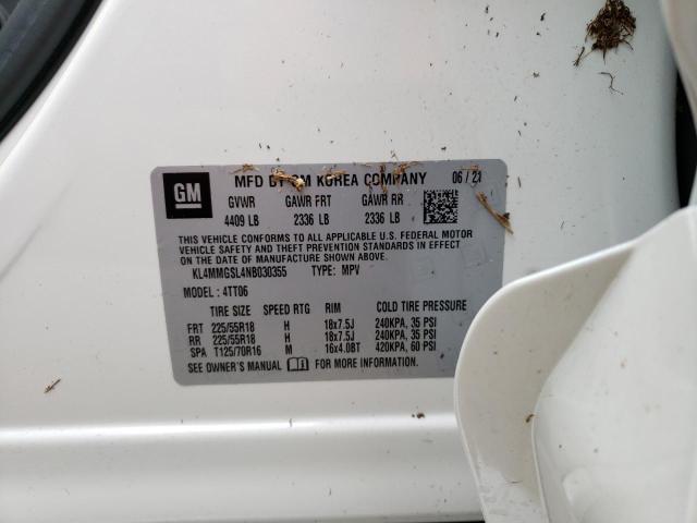 Photo 10 from auction – 2022 BUICK ENCORE GX with VIN KL4MMGSL4NB030355