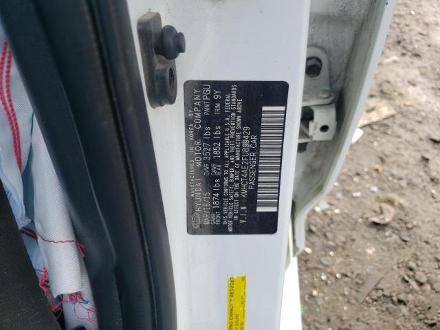 Photo 10 from auction – 2015 HYUNDAI ACCENT GLS with VIN KMHCT4AE2FU899429