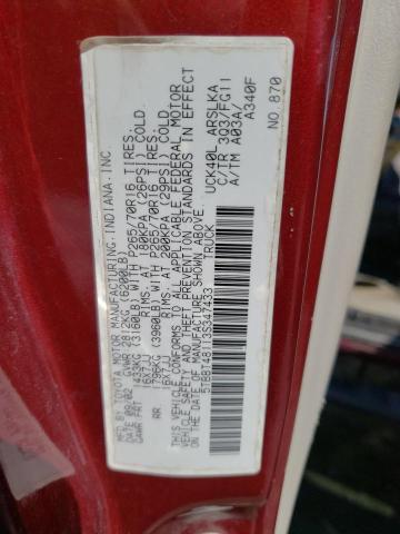 Photo 10 from auction – 2003 TOYOTA TUNDRA ACC with VIN 5TBBT48113S347433