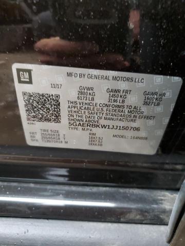 Photo 10 from auction – 2018 BUICK ENCLAVE ES with VIN 5GAERBKW1JJ150706