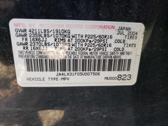 Photo 10 from auction – 2005 MITSUBISHI OUTLANDER with VIN JA4LX31F05U007506