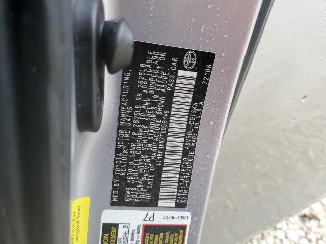 Photo 10 from auction – 2015 TOYOTA CAMRY LE with VIN 4T1BF1FK7FU958149