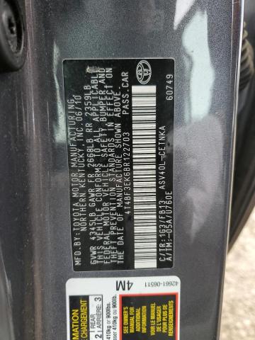 Photo 10 from auction – 2011 TOYOTA CAMRY BASE with VIN 4T4BF3EK6BR122703