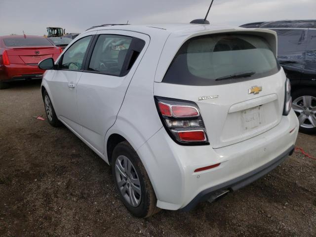 Photo 2 from auction – 2020 CHEVROLET SONIC with VIN 1G1JG6SB6L4139640