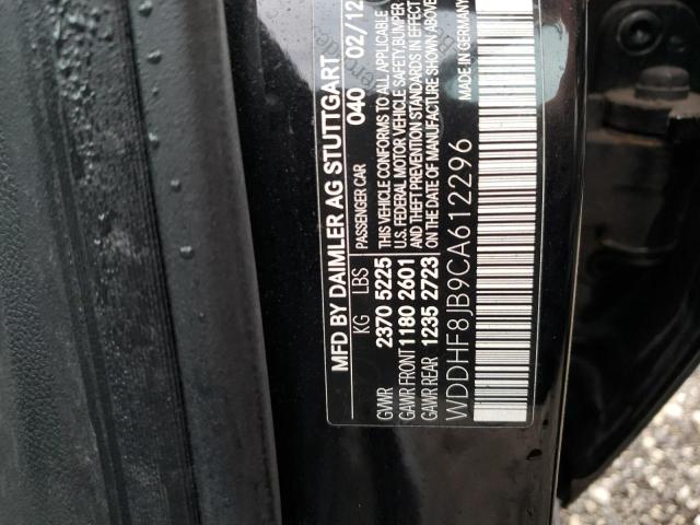 Photo 10 from auction – 2012 MERCEDES-BENZ E 350 4MAT with VIN WDDHF8JB9CA612296
