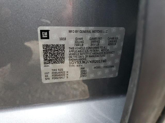 Photo 10 from auction – 2019 CADILLAC ESCALADE E with VIN 1GYS3JKJ7KR201740