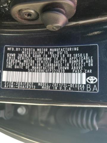 Photo 10 from auction – 2015 TOYOTA COROLLA L with VIN 5YFBURHE4FP322639