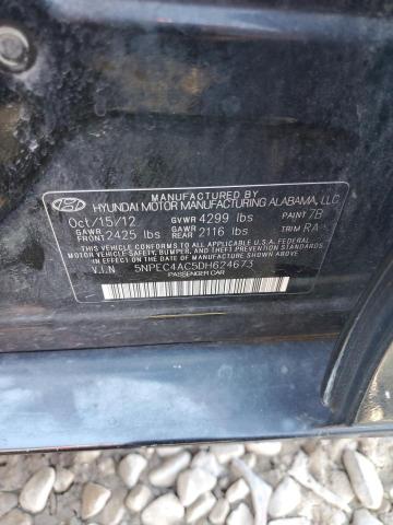 Photo 10 from auction – 2013 HYUNDAI SONATA SE with VIN 5NPEC4AC5DH624673