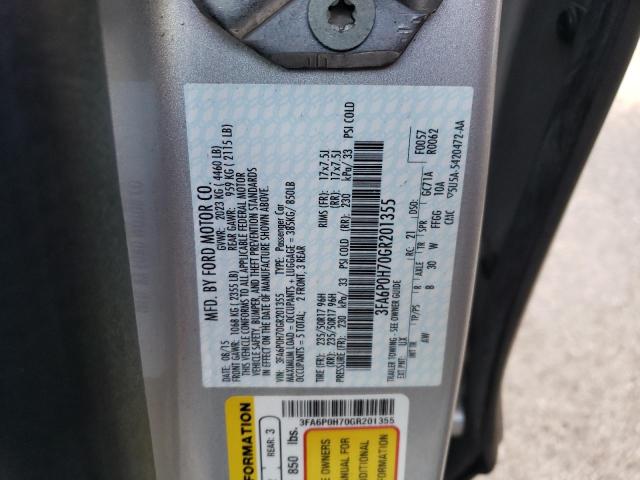 Photo 10 from auction – 2016 FORD FUSION SE with VIN 3FA6P0H70GR201355