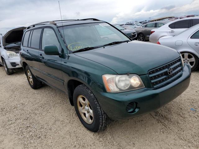 TOYOTA HIGHLANDER 2002 with VIN JTEGD21A320040075 - Photo from auction