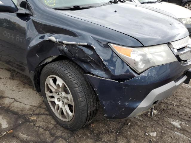 Photo 9 from auction – 2009 ACURA MDX TECHNO with VIN 2HNYD28669H514546