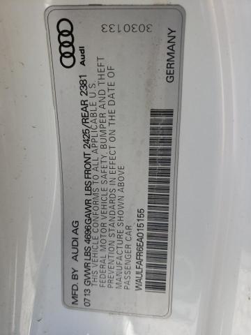 Photo 10 from auction – 2014 AUDI A5 PREMIUM with VIN WAULFAFR6EA015155