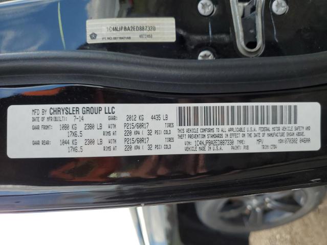 Photo 10 from auction – 2014 JEEP PATRIOT SP with VIN 1C4NJPBA2ED887330
