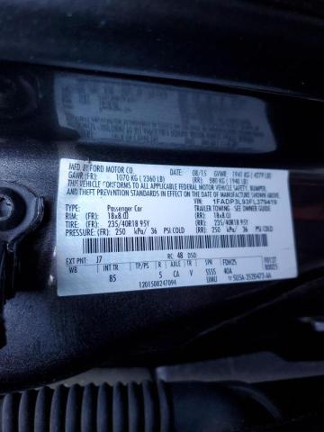 Photo 10 from auction – 2015 FORD FOCUS ST with VIN 1FADP3L93FL379419