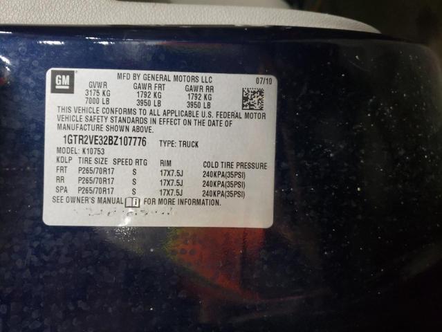 Photo 10 from auction – 2011 GMC SIERRA K15 with VIN 1GTR2VE32BZ107776
