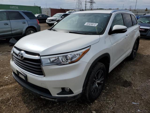 Photo 2 from auction – 2016 TOYOTA HIGHLANDER with VIN 5TDJKRFH8GS354212