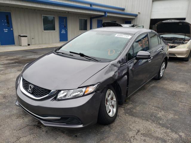 Photo 2 from auction – 2015 HONDA CIVIC LX with VIN 19XFB2F55FE024295