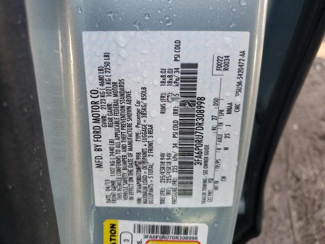 Photo 10 from auction – 2013 FORD FUSION TIT with VIN 3FA6P0RU7DR308998