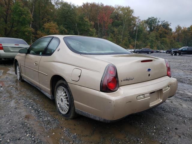 Photo 3 from auction – 2000 CHEVROLET MONTE CARL with VIN 2G1WW12E2Y9291571