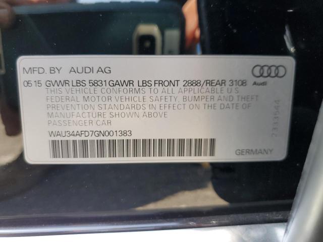Photo 10 from auction – 2016 AUDI A8 L QUATT with VIN WAU34AFD7GN001383