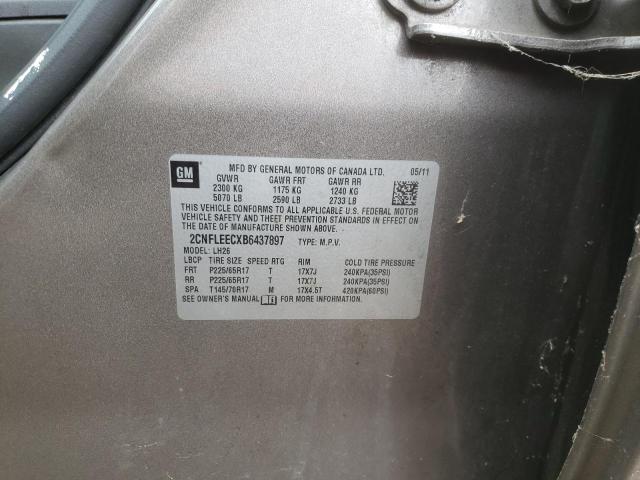 Photo 10 from auction – 2011 CHEVROLET EQUINOX LT with VIN 2CNFLEECXB6437897