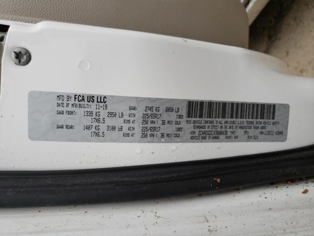 Photo 10 from auction – 2019 DODGE GRAND CARA with VIN 2C4RDGCG1KR800036