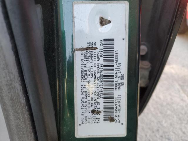 Photo 10 from auction – 2003 TOYOTA PRIUS with VIN JT2BK12U630076196