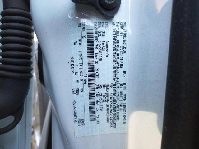 Photo 10 from auction – 2016 FORD FOCUS SE with VIN 1FADP3K26GL247213