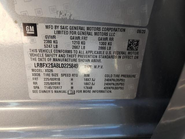 Photo 10 from auction – 2020 BUICK ENVISION E with VIN LRBFX2SA8LD225849